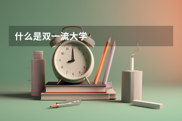 什么是双一流大学