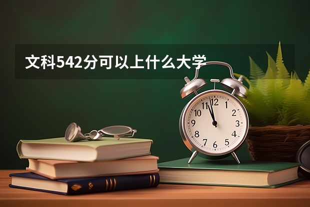 文科542分可以上什么大学
