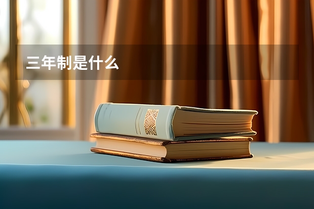 三年制是什么
