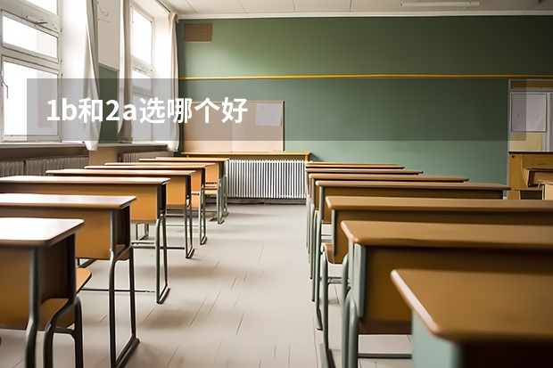 1b和2a选哪个好