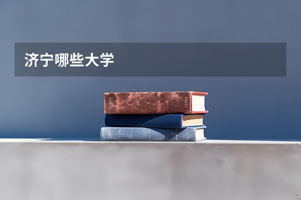济宁哪些大学