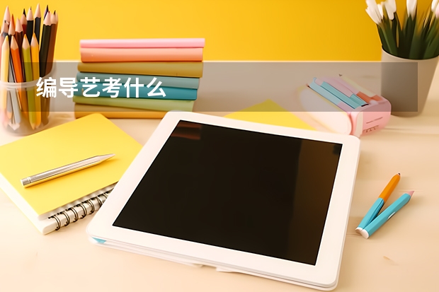 编导艺考什么