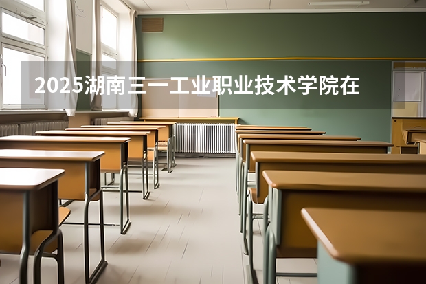 2025湖南三一工业职业技术学院在安徽招生情况