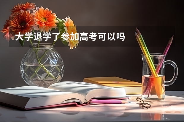 大学退学了参加高考可以吗