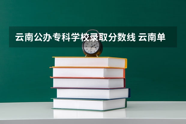 云南公办专科学校录取分数线 云南单招公办学校分数线