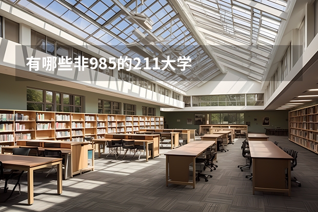 有哪些非985的211大学