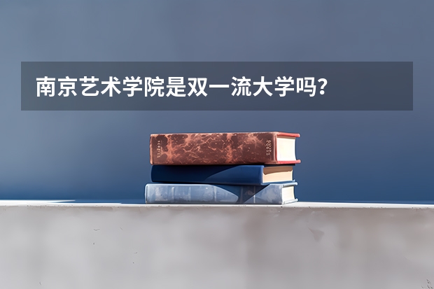 南京艺术学院是双一流大学吗？