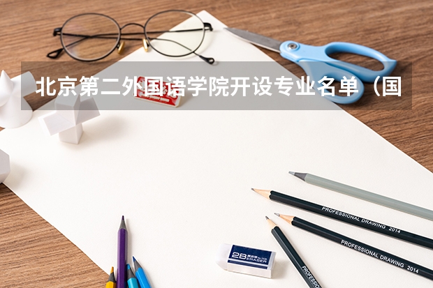 北京第二外国语学院开设专业名单（国家特色专业）