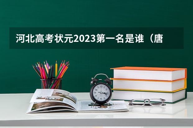 河北高考状元2023第一名是谁（唐尚君2023年高考分数）