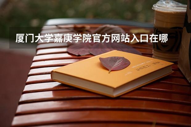 厦门大学嘉庚学院官方网站入口在哪