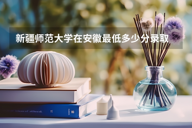 新疆师范大学在安徽最低多少分录取