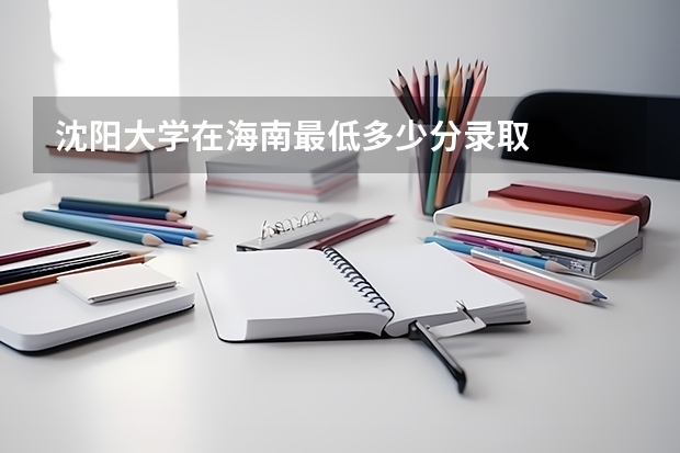 沈阳大学在海南最低多少分录取