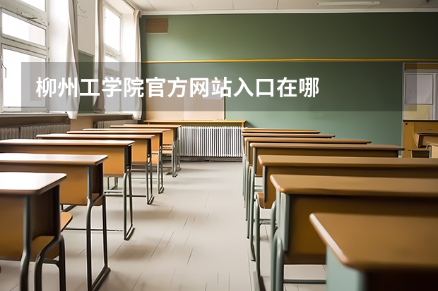 柳州工学院官方网站入口在哪