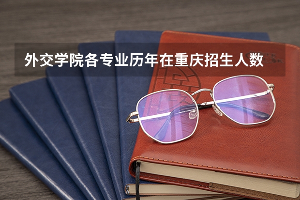 外交学院各专业历年在重庆招生人数 学费怎么样