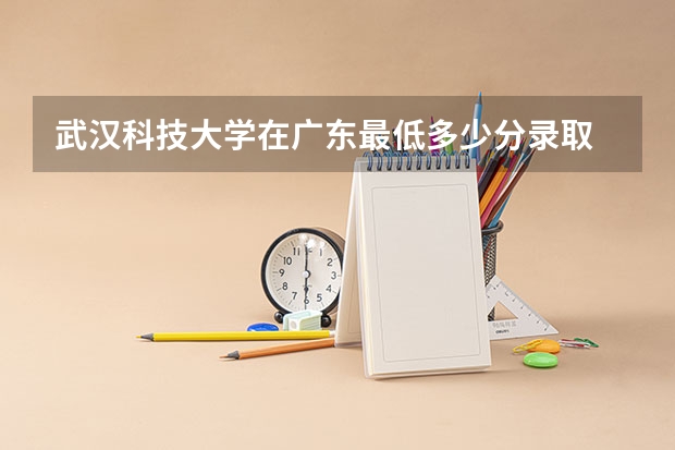 武汉科技大学在广东最低多少分录取