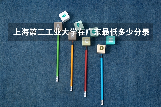上海第二工业大学在广东最低多少分录取