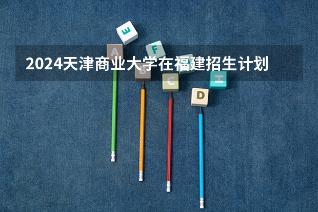 2024天津商业大学在福建招生计划情况
