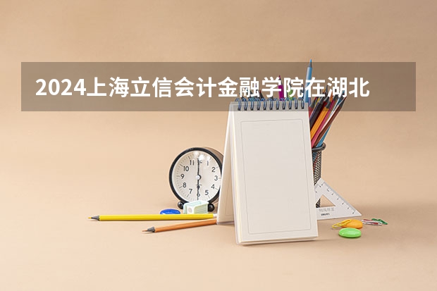 2024上海立信会计金融学院在湖北计划招生多少人