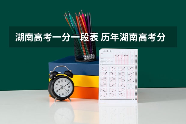 湖南高考一分一段表 历年湖南高考分数线